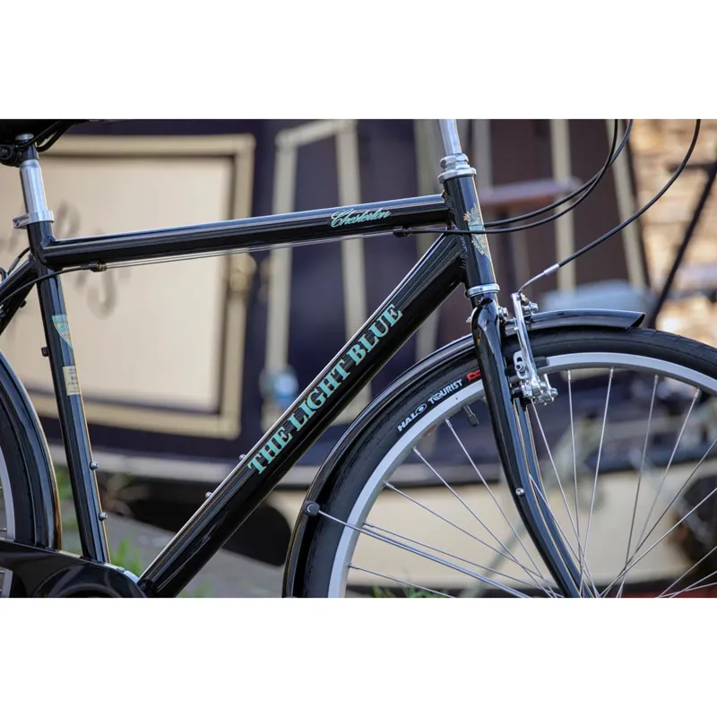 Light Blue Parkside 5spd Bike in Black-1