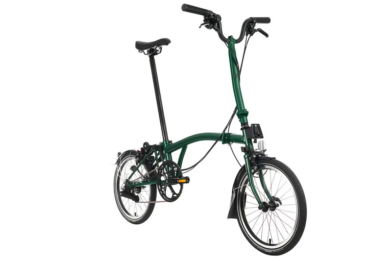 Brompton C Line 2 Speed Folding Bike in Racing Green-2