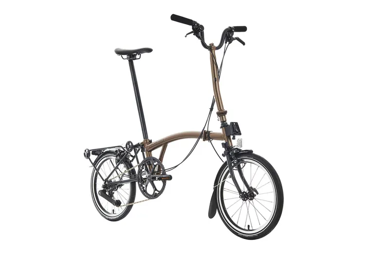 Brompton P Line 4 Speed Folding Bike in Bronze Sky-1