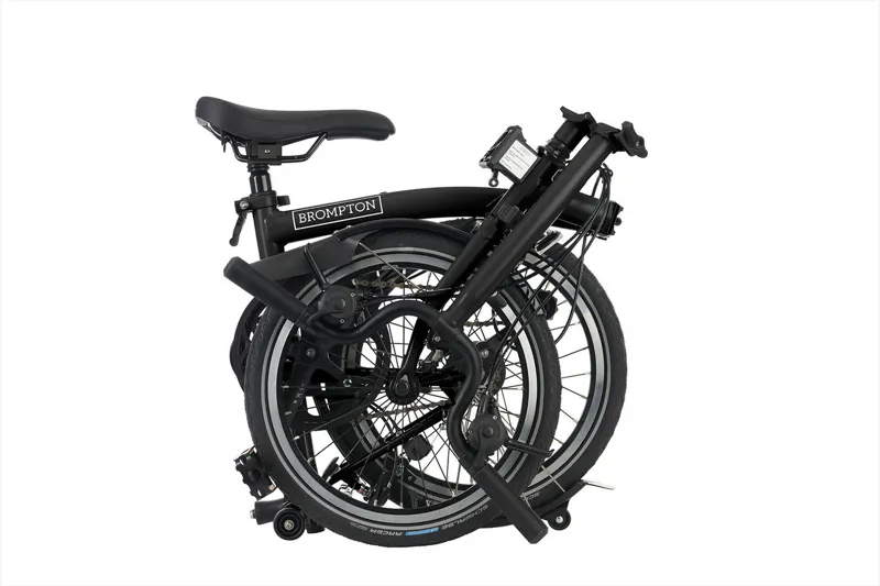 Brompton C Line 6 Speed Folding Bike in Matt Black-4