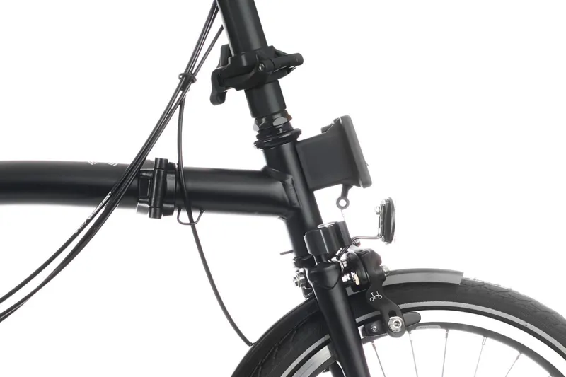 Brompton C Line 6 Speed Folding Bike in Matt Black-5