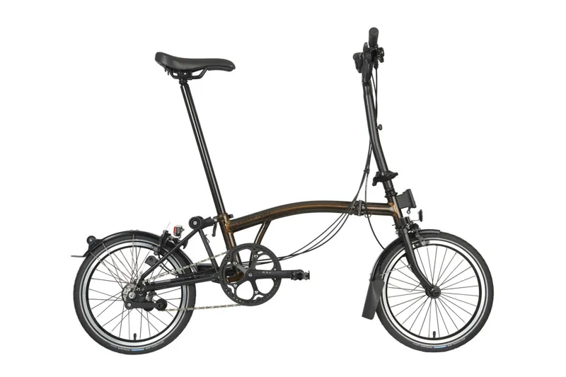 Brompton C Line 6 Speed Folding Bike in Black Lacquer-3