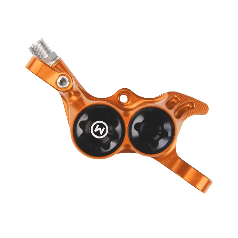 Hope RX4+ Brake Caliper Post Mount for MINERAL Fluid in Orange