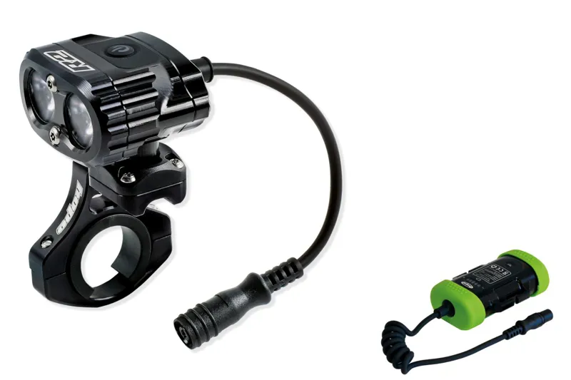 Hope R2 LED Vision Front Light with Standard 1 x 2 Cell ES Battery in Black