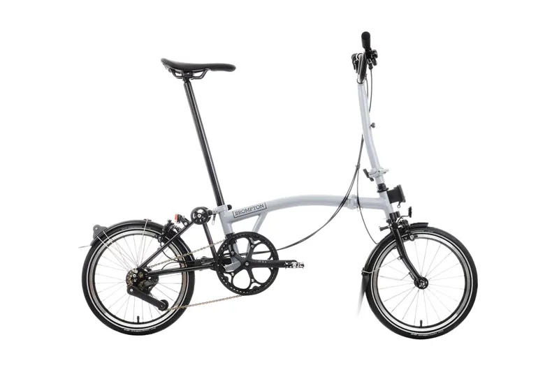 Brompton P Line 12 Speed Folding Bike in Lunar Ice-3