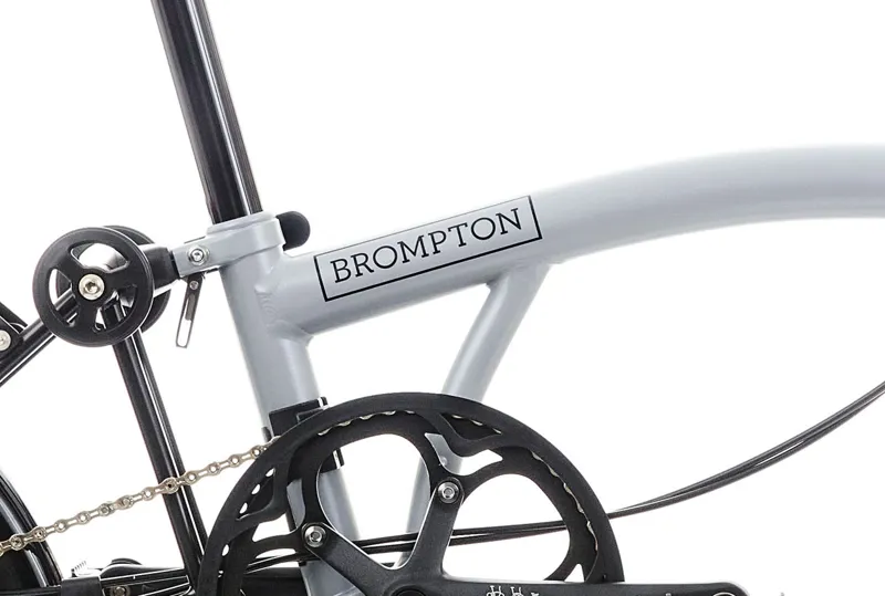 Brompton P Line 12 Speed Folding Bike in Lunar Ice-8