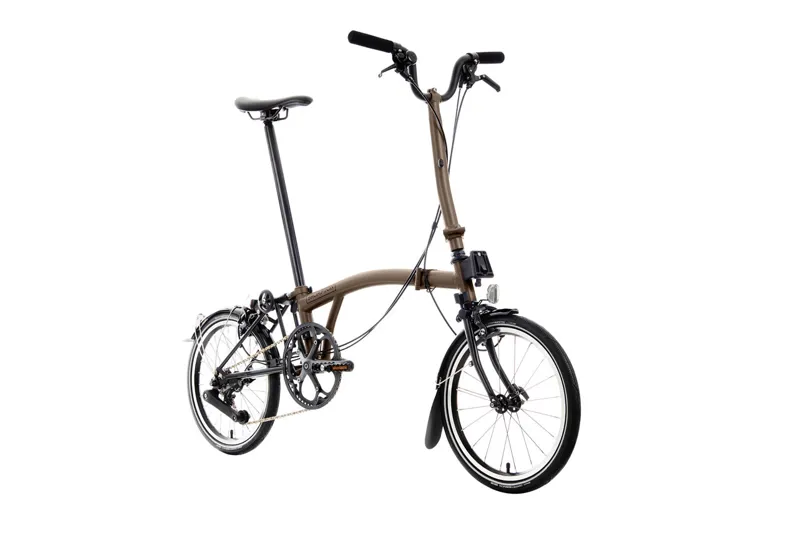 Brompton P Line 12 Speed Folding Bike in Bronze Sky Metallic-2