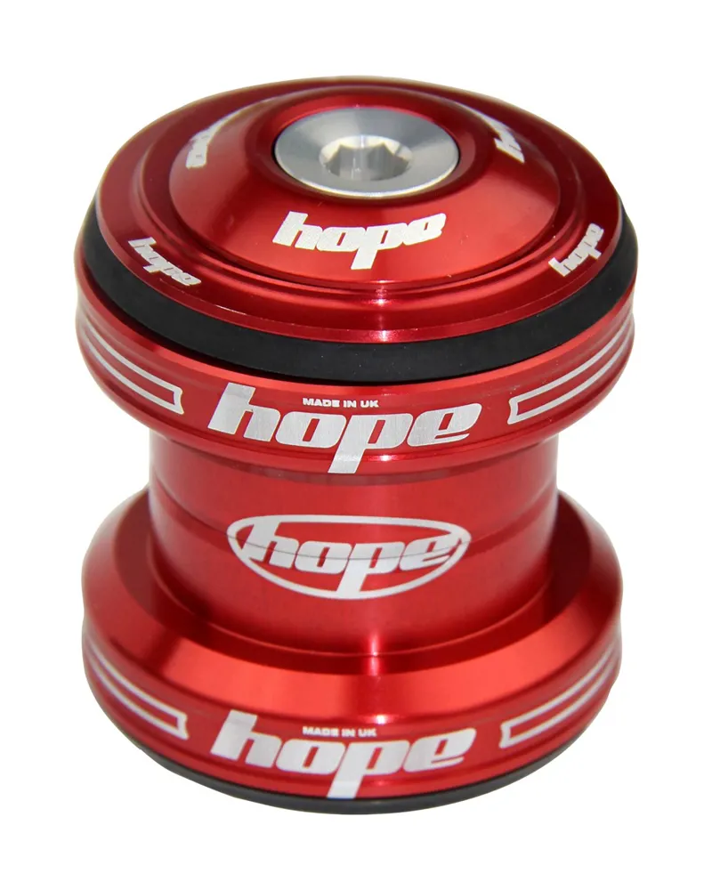 Hope Traditional Headset Complete 1 1/8 in Red