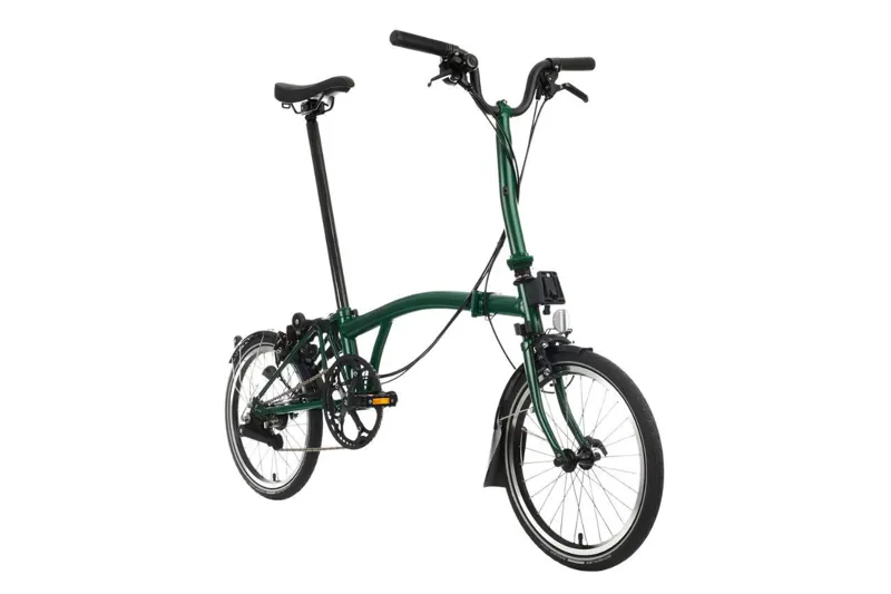 Brompton C Line 2 Speed Folding Bike in Racing Green-1