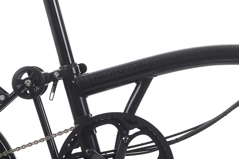 Brompton Electric P Line 4 Speed Electric Bike in Midnight Black Metallic-7