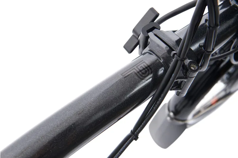 Brompton Electric P Line 4 Speed Electric Bike in Midnight Black Metallic-8