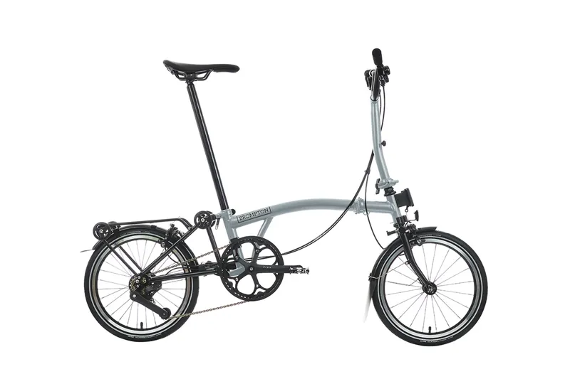 Brompton P Line 4 Speed Folding Bike in Lunar Ice-3