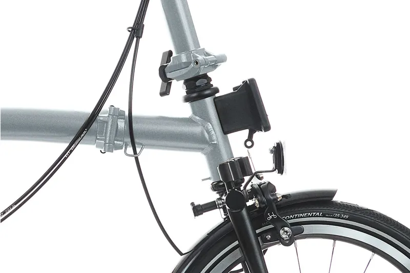 Brompton P Line 4 Speed Folding Bike in Lunar Ice-6