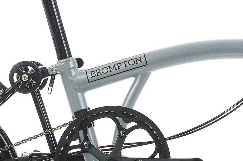 Brompton P Line 4 Speed Folding Bike in Lunar Ice-8