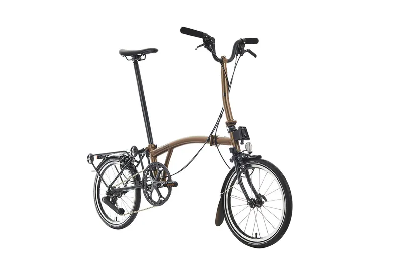 Brompton P Line 4 Speed Folding Bike in Bronze Sky