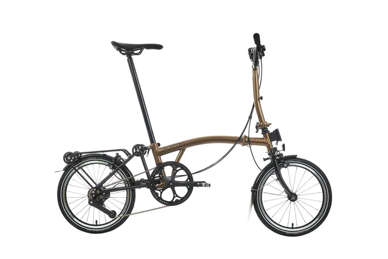 Brompton P Line 4 Speed Folding Bike in Bronze Sky-2