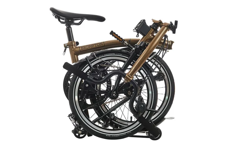 Brompton P Line 4 Speed Folding Bike in Bronze Sky-4
