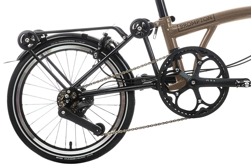 Brompton P Line 4 Speed Folding Bike in Bronze Sky-6