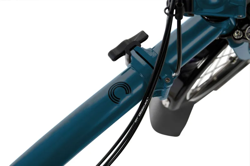 Brompton C Line 6 Speed Folding Bike in Ocean Blue-9