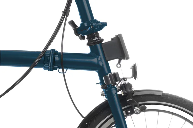 Brompton C Line 6 Speed Folding Bike in Ocean Blue-6