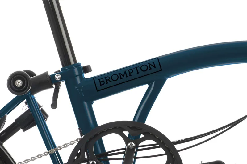 Brompton C Line 6 Speed Folding Bike in Ocean Blue-8