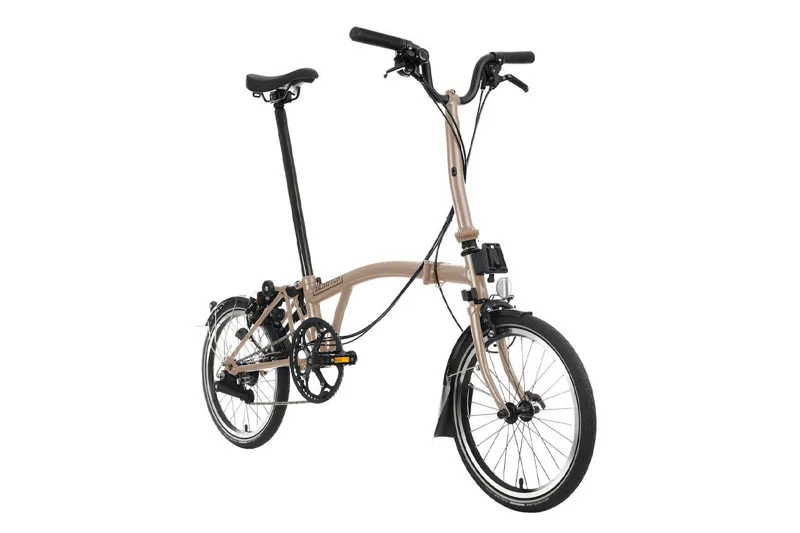 Brompton C Line 6 Speed Folding Bike in Dune Sand