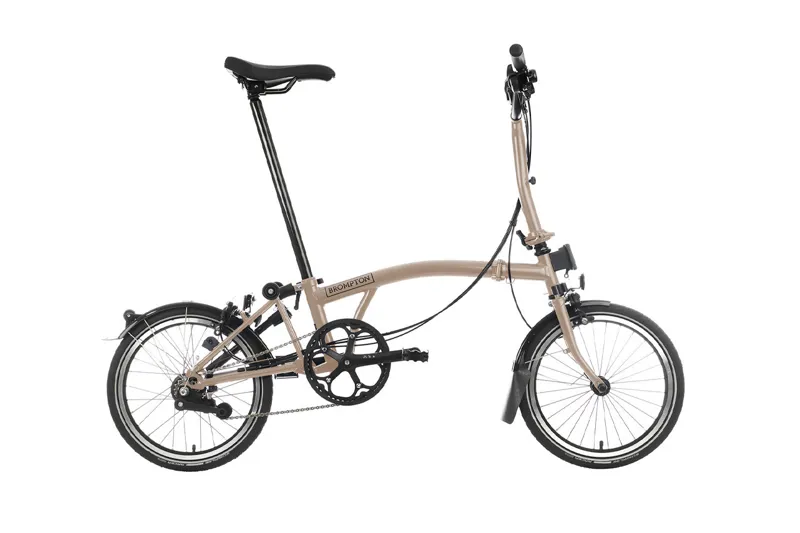 Brompton C Line 6 Speed Folding Bike in Dune Sand-3