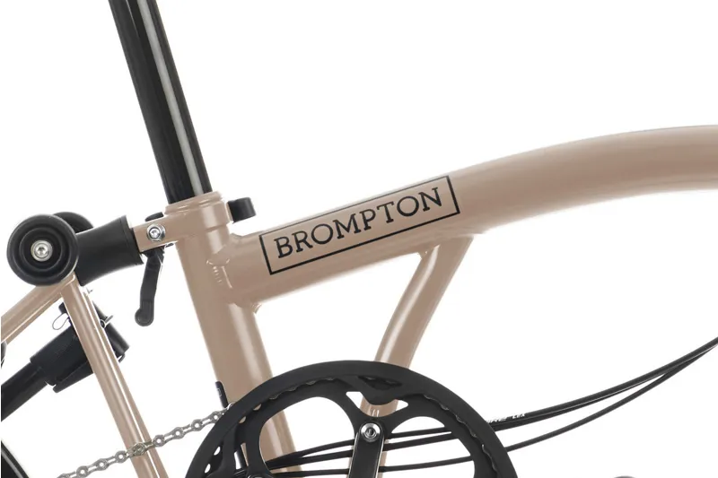 Brompton C Line 6 Speed Folding Bike in Dune Sand-8