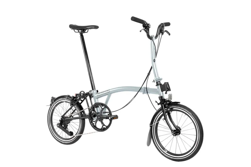 Brompton P Line 12 Speed Folding Bike in Lunar Ice-2