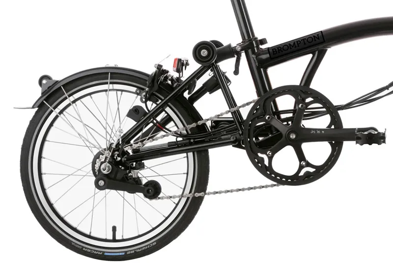 Brompton Electric C Line 12 Speed Folding Bike in Black-5