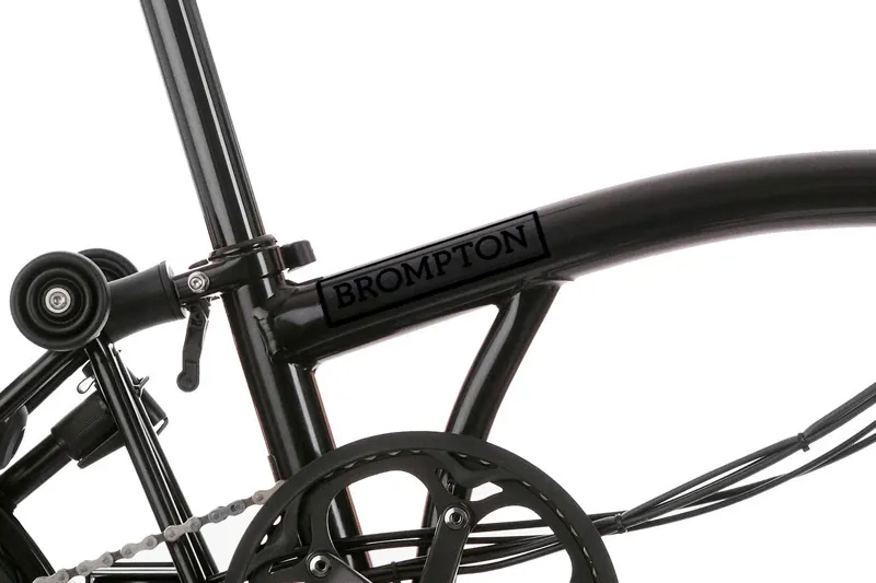 Brompton Electric C Line 12 Speed Folding Bike in Black-6