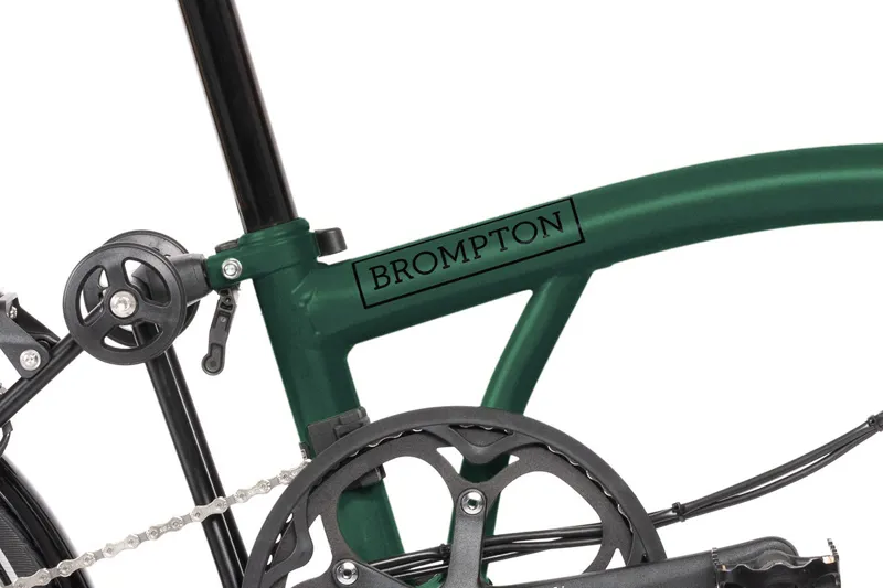 Brompton Electric C Line 4 Speed Electric Bike in Racing Green-7
