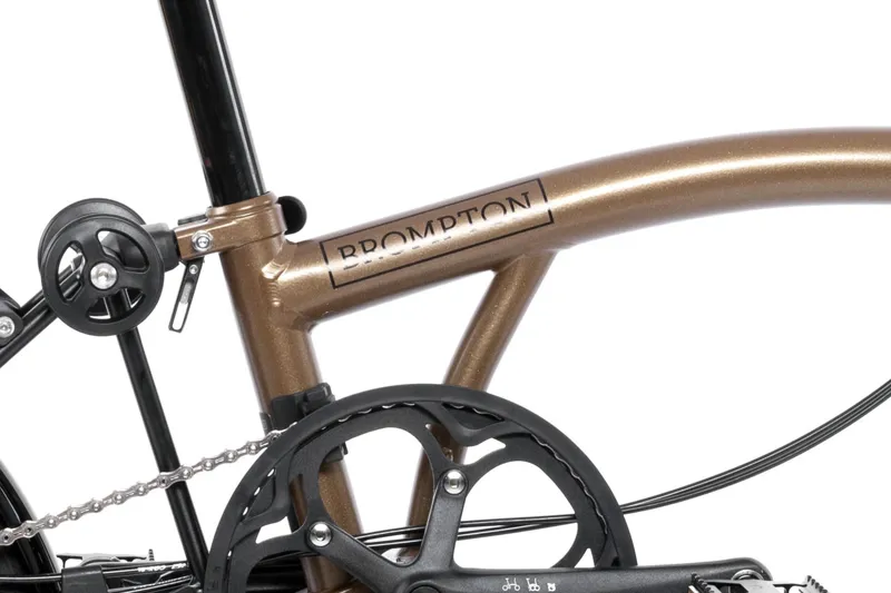 Brompton P Line 12 Speed Folding Bike in Bronze Sky Metallic-8