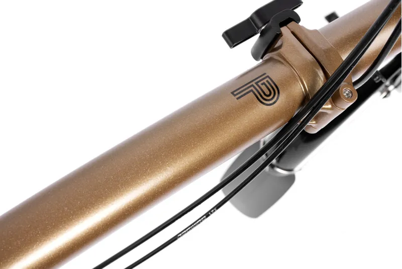 Brompton P Line 12 Speed Folding Bike in Bronze Sky Metallic-9