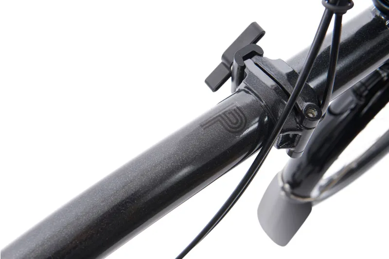 Brompton P Line 12 Speed Folding Bike in Midnight Black Metallic-9