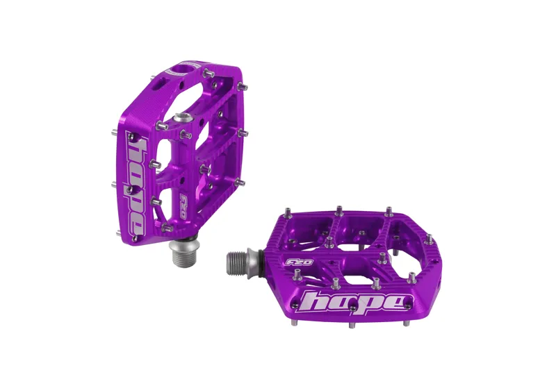 Hope F20 Flat Pedals in Purple