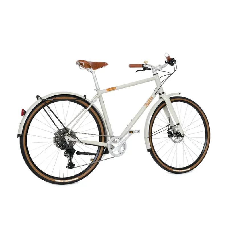 Pashley Pathfinder Hybrid Bike in Trail Stone White-2