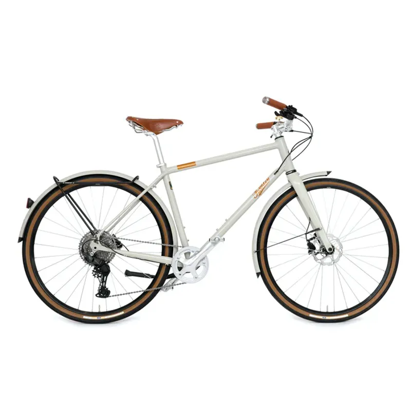 Pashley Pathfinder Hybrid Bike in Trail Stone White-1
