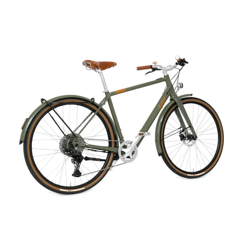 Pashley Pathfinder Hybrid Bike in Ash Green-2