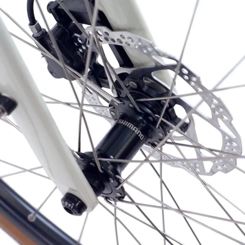 Pashley Pathfinder Low Step Hybrid Bike in Trail Stone White-4