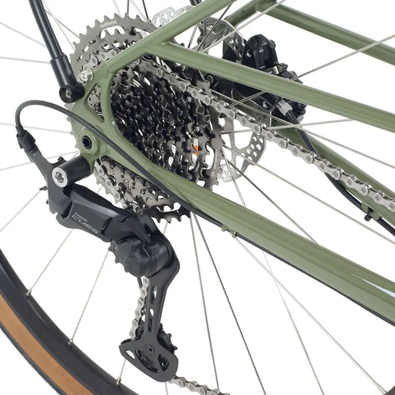 Pashley Pathfinder Low Step Hybrid Bike in Ash Green-7