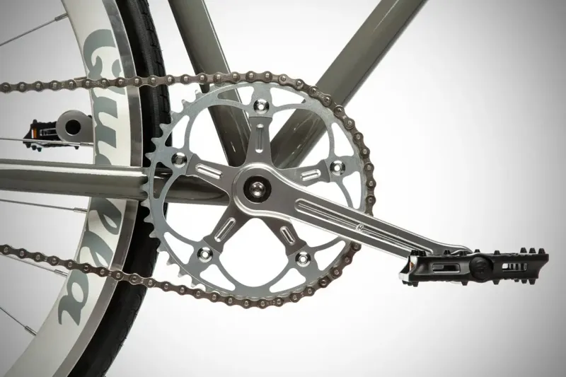 Quella Edinburgh Electric Single Speed Bike in Stone Grey-3