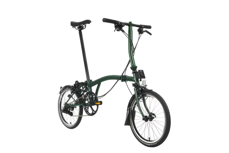 Brompton C Line 2 Speed Folding Bike in Racing Green
