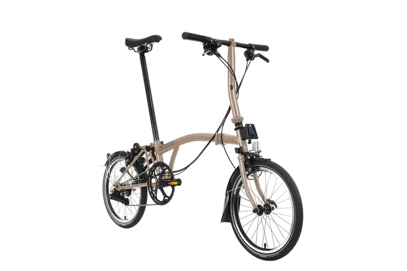 Brompton C Line 2 Speed Folding Bike in Dune Sand