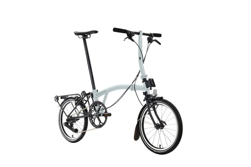 Brompton P Line 4 Speed Folding Bike in Lunar Ice