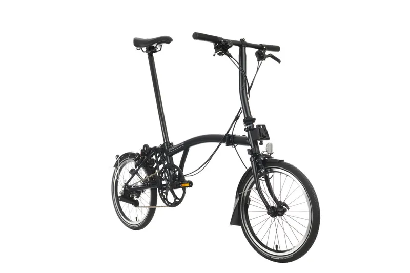 Brompton C Line 6 Speed Folding Bike in Matt Black
