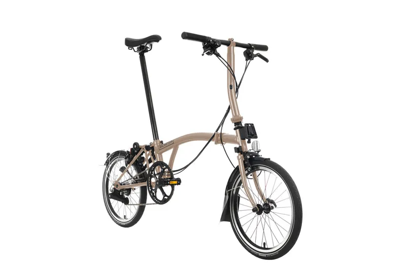 Brompton C Line 6 Speed Folding Bike in Dune Sand-1