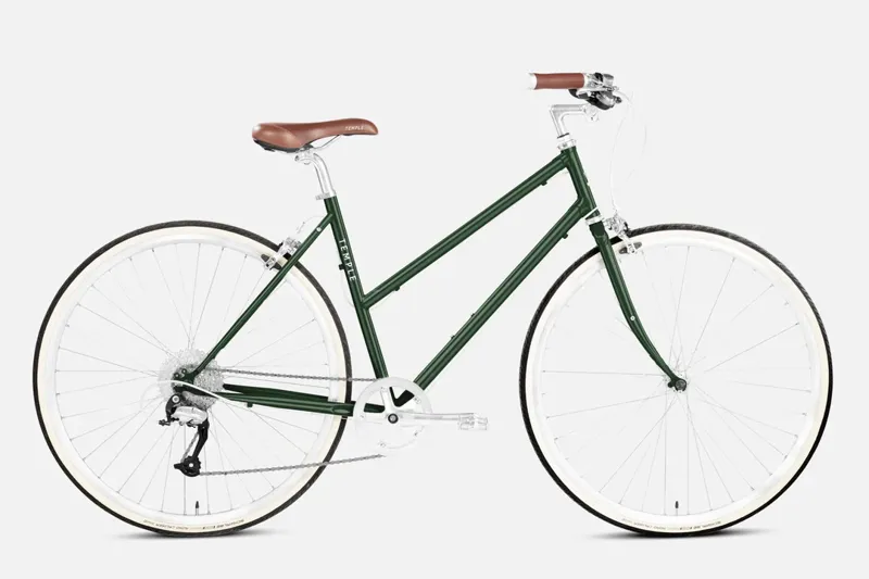 Temple Step Through Lightweight Bike in Racing Green