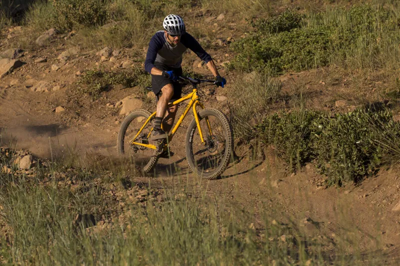 Surly Karate Monkey 27.5+ Mountain Bike in Porta Potty Blue-2