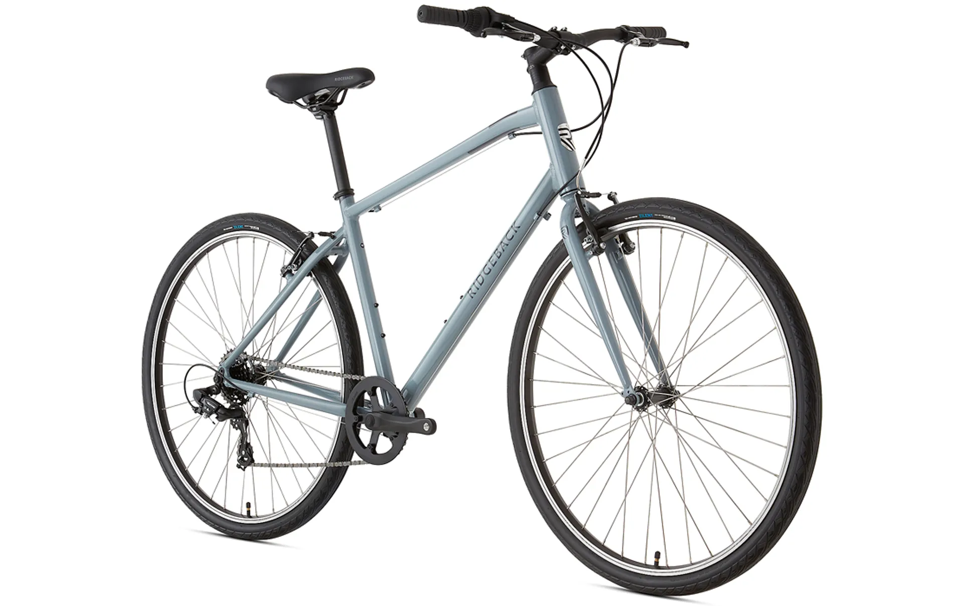 Ridgeback Comet Hybrid Bike in Grey - Main Image